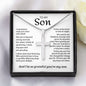 My Son | I'm So Grateful - Stainless Steel Cross Necklace