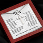 My Son | I'm So Grateful - Stainless Steel Cross Necklace